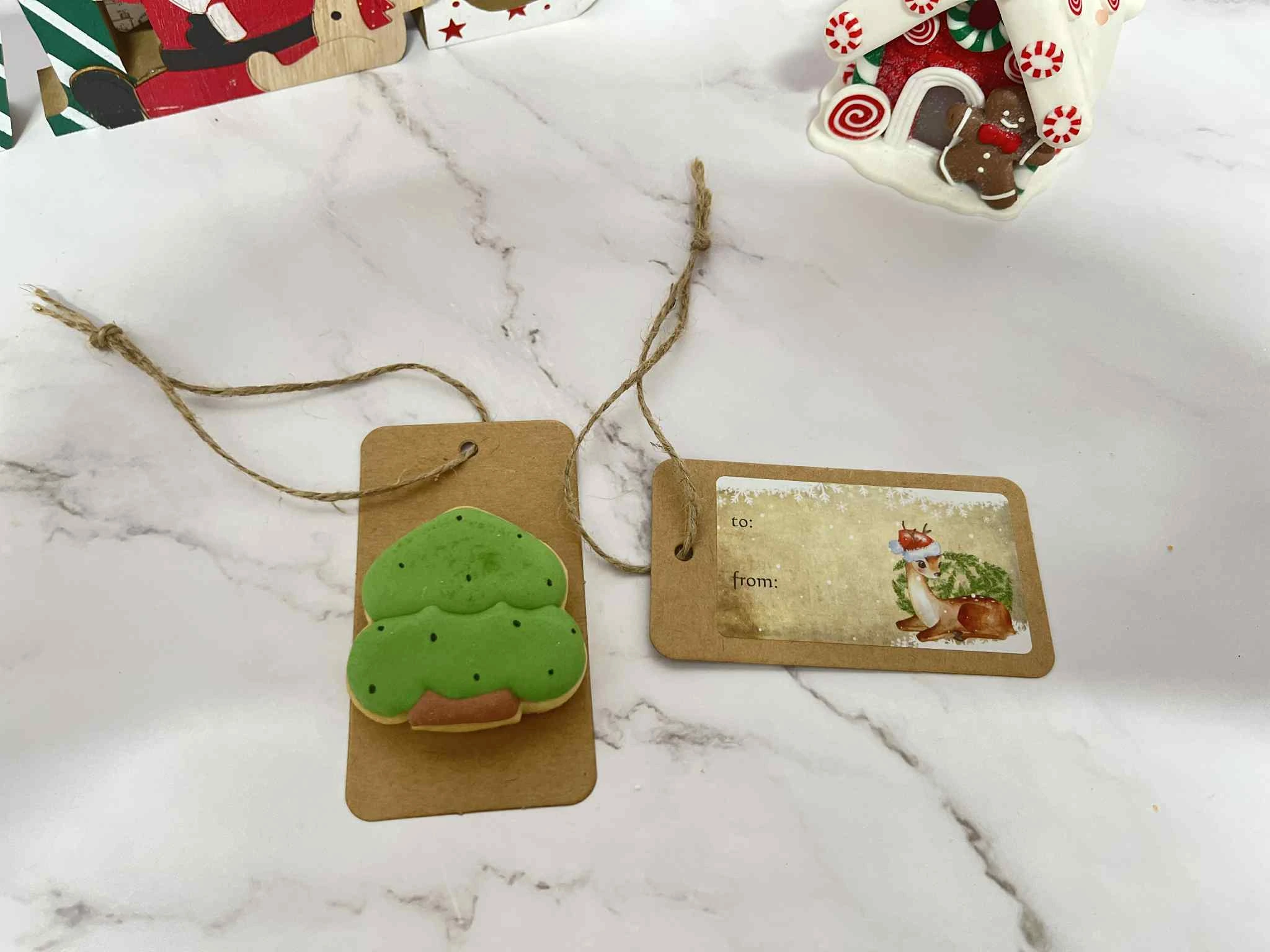 Mini-biscuits : Étiquettes, boules & cartes postales – Image 14